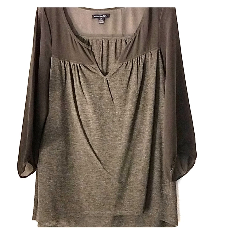Gray shirt